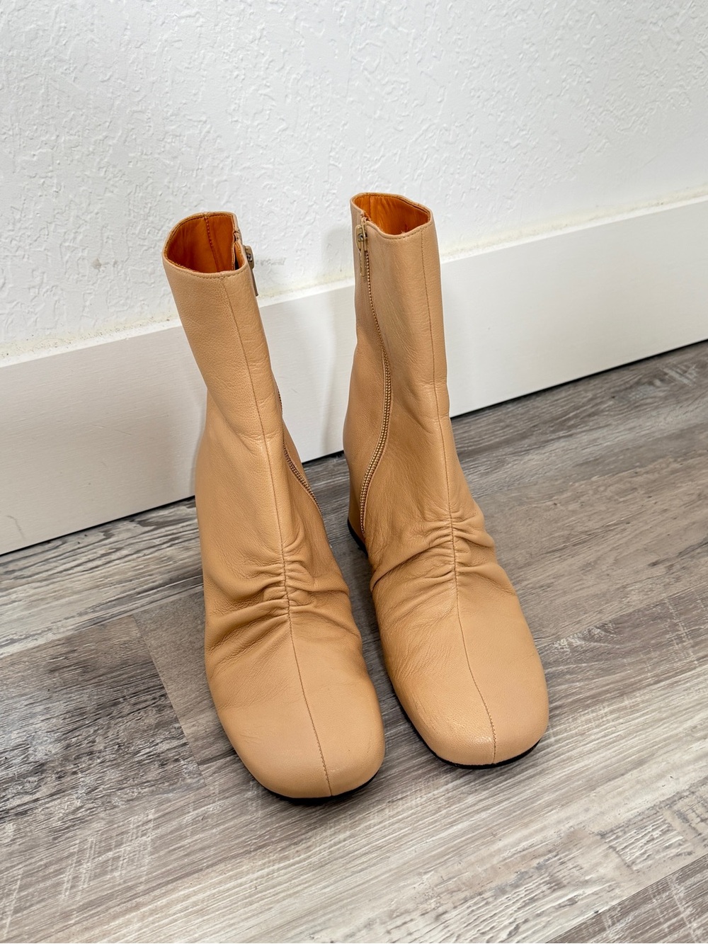 Chie Mihara Leather Ankle Boots - Picture 2 of 9